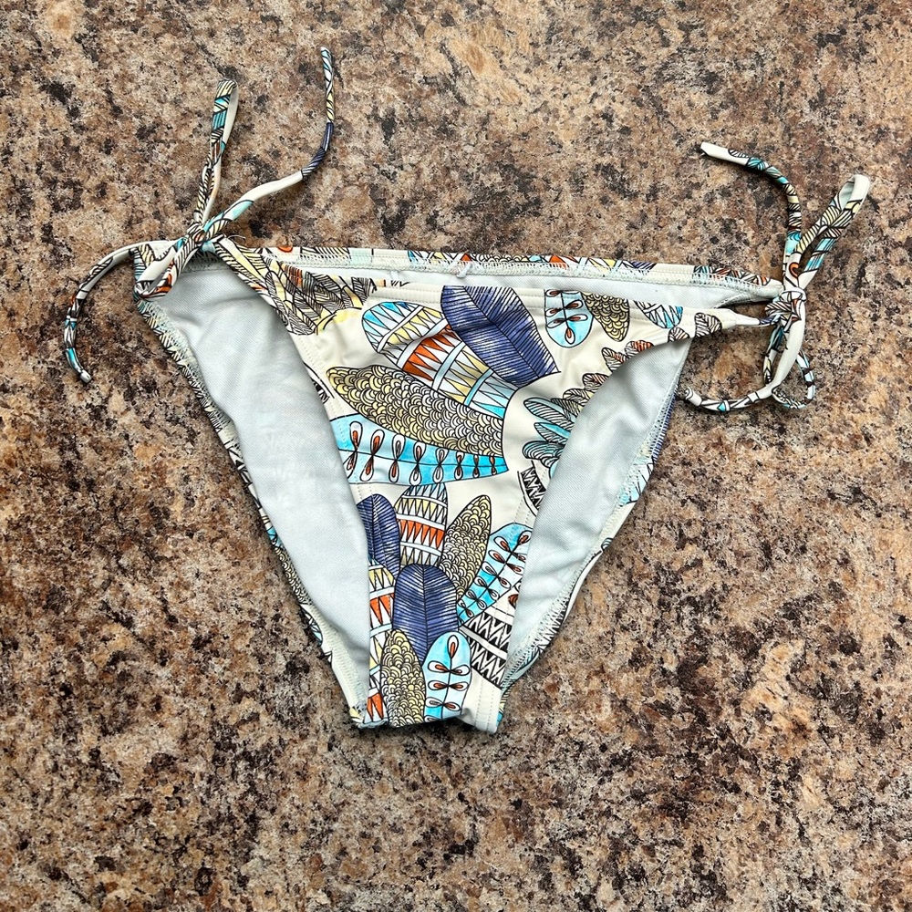 Quiksilver Bikini Bottoms, Tie-Side, S/M NWOT